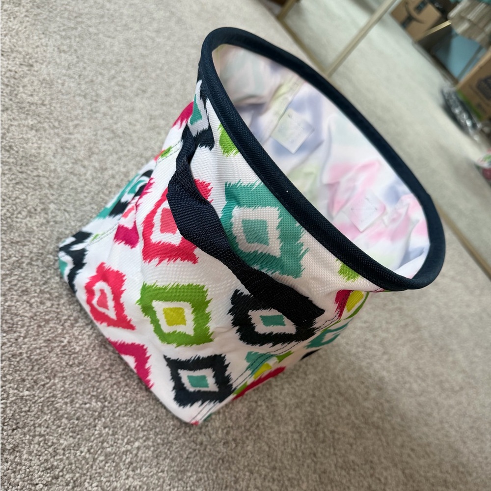 Thirty OneColorful Geometric Patterned Storage Bin